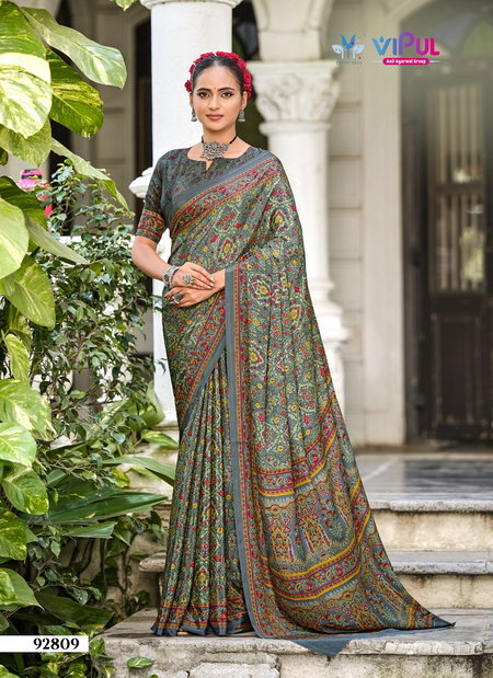 Heritage Silk Vol 13 By Vipul Crepe Silk Sarees Wholesale Price In Surat
